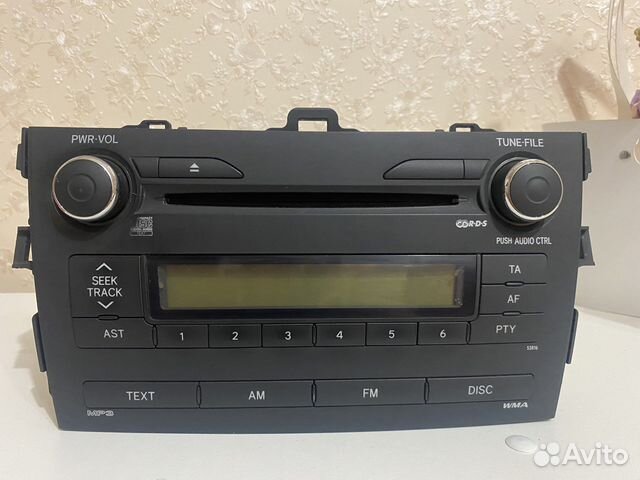 Магнитола на toyota corolla 150