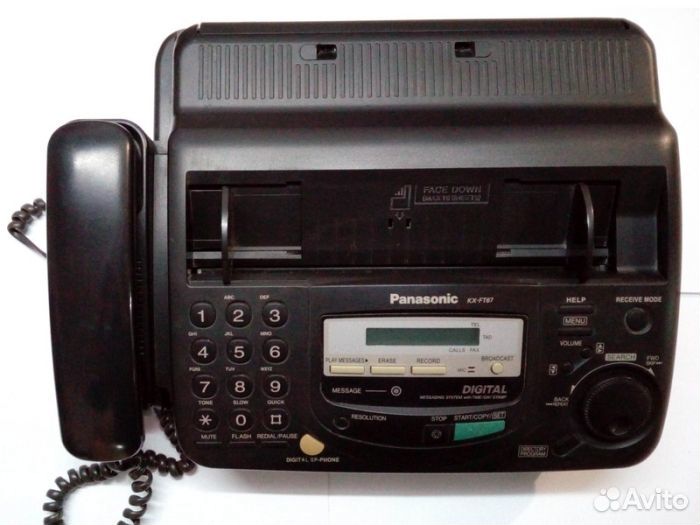 Факс Panasonic KX-FT67