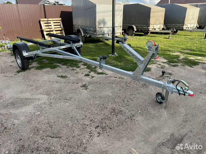 Прицеп оцинк для лодки до 4.5м Спутник Лайт
