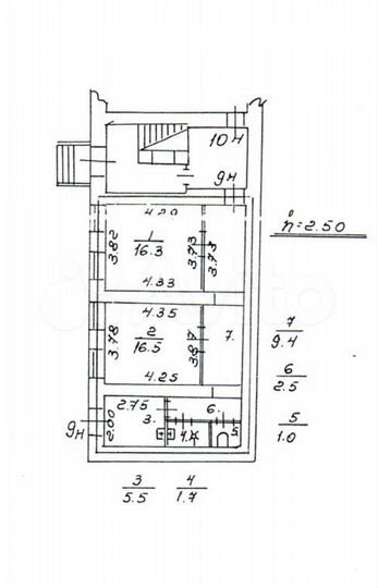 Свободного назначения, 53 м²