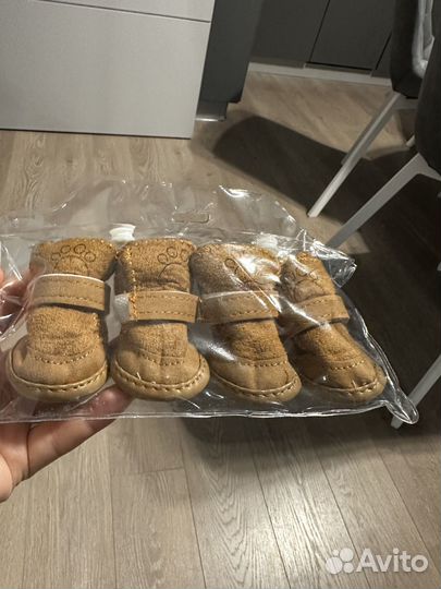 Ботинки зимние для собак