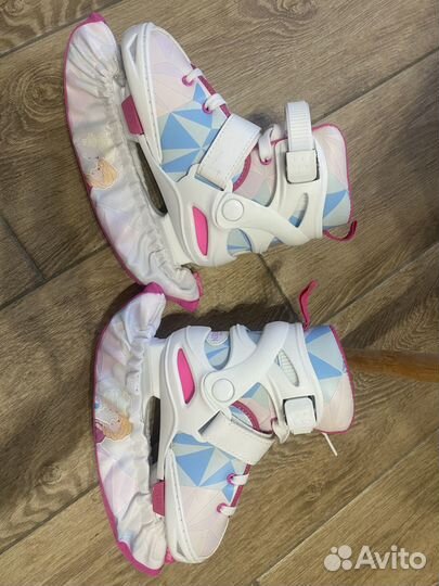 Коньки раздвижные 26-31 nordway холодное сердце