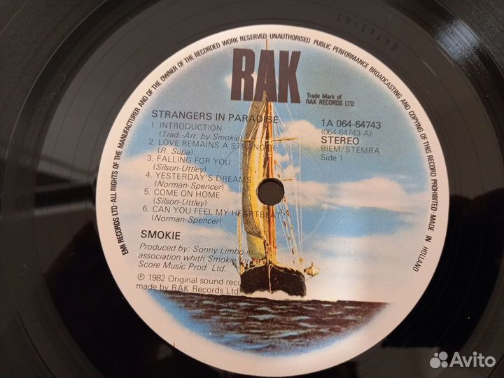 Smokie – Strangers In Paradise VG+/VG+