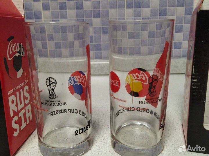 Коллекционные стаканы футбол
