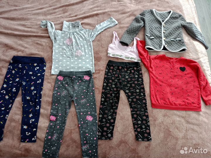 Пакет вещей рост 104+ шапки