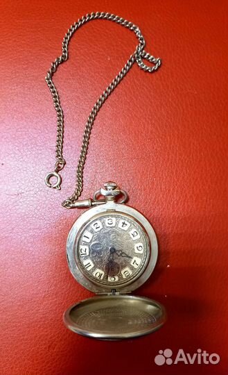 Часы карманные Молния Пожарный,механические