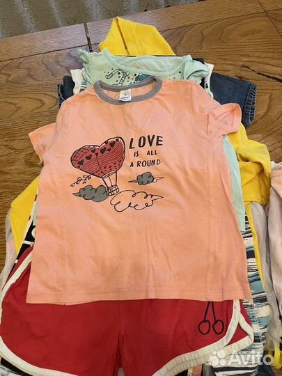 Вещи пакетом на девочку 122 128