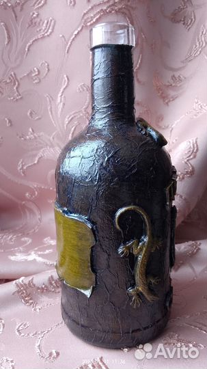 Бутылка декоративная подарочная