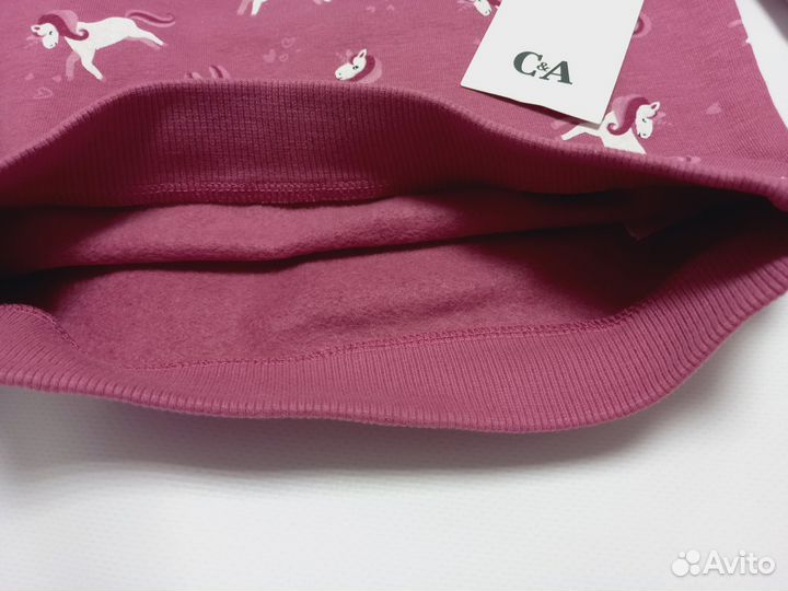 Свитер свитшот толстовка C&A для девочки 98 новый