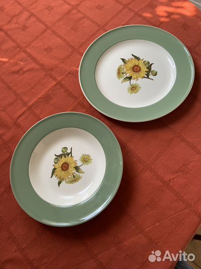 Тарелки Wedgwood Sunflower винтаж