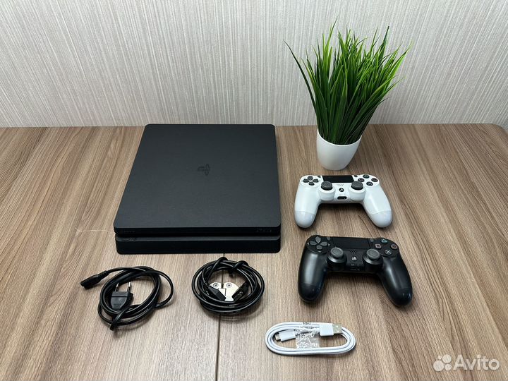 Sony PS4 slim 1tb + игры