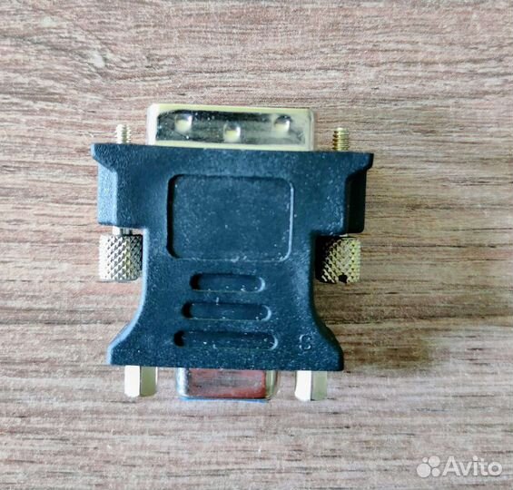 Переходник с VGA на DVI чёрный