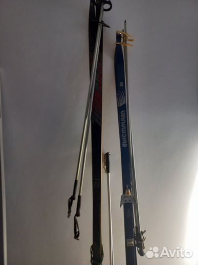 Лыжи беговые деревянные