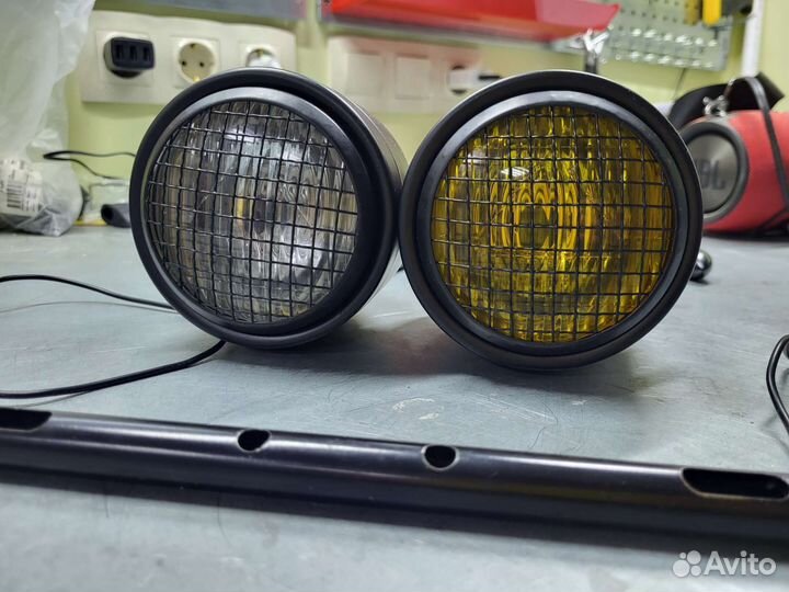 Фара и поворотники на мотоцикл