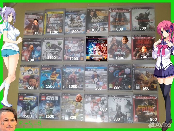 Диски c играми на PS3 что бы кайфовать от жизни