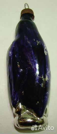 Редкая елочная игру Пингвин. Культигрушка. СССР