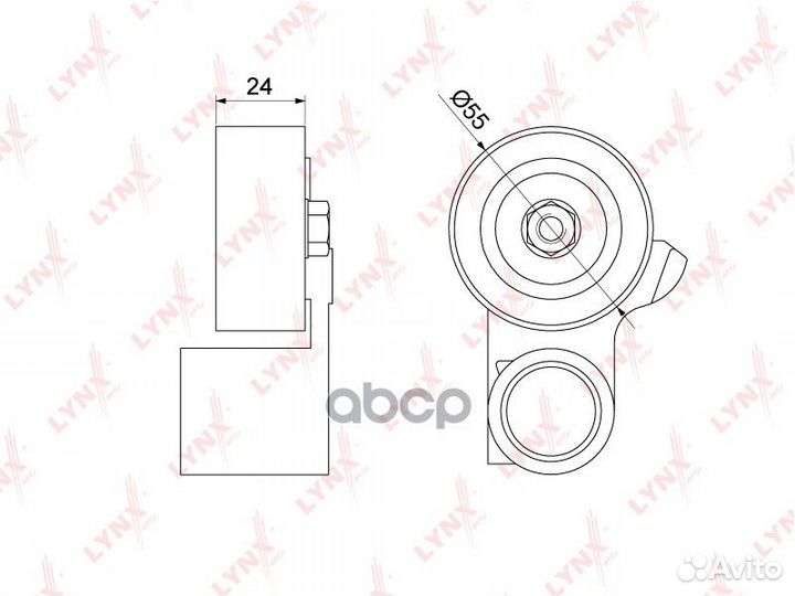 Ролик натяжной ремня грм PB1311 lynxauto