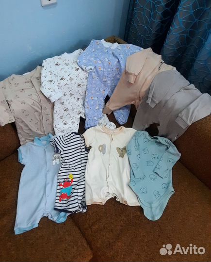 Вещи пакетом на мальчика 68 74 80