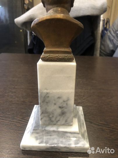 Бюст Ленина Бронза Мрамор 1955г. Оригинал