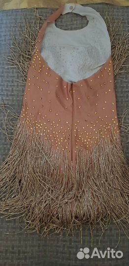 Боди для танцев с бахромой 44 размер