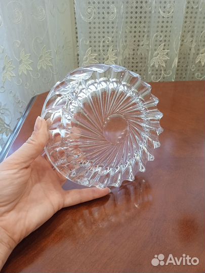 Пепельница хрустальная