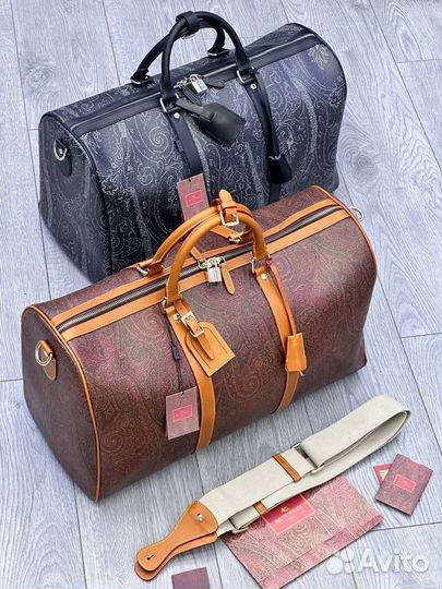 Сумка дорожная Etro натуральная кожа
