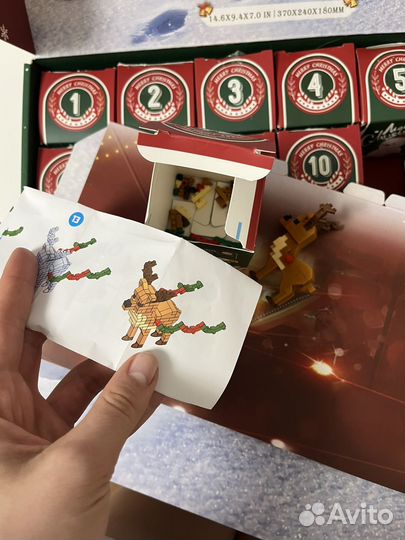 Конструктор адвент-календарь (вроде lego)