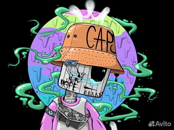 Нарисую тату эскиз, логотип, стикеры, NFT и другое