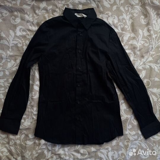 Рубашка детская чёрная