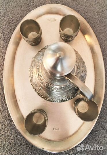 Коньячно-водочный набор.Графин,стопки.Германия SKS