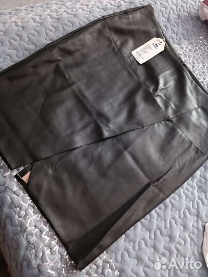 Кожаная юбка