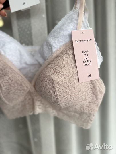 Бюстгальтер топ 2 шт H&M размер M XL