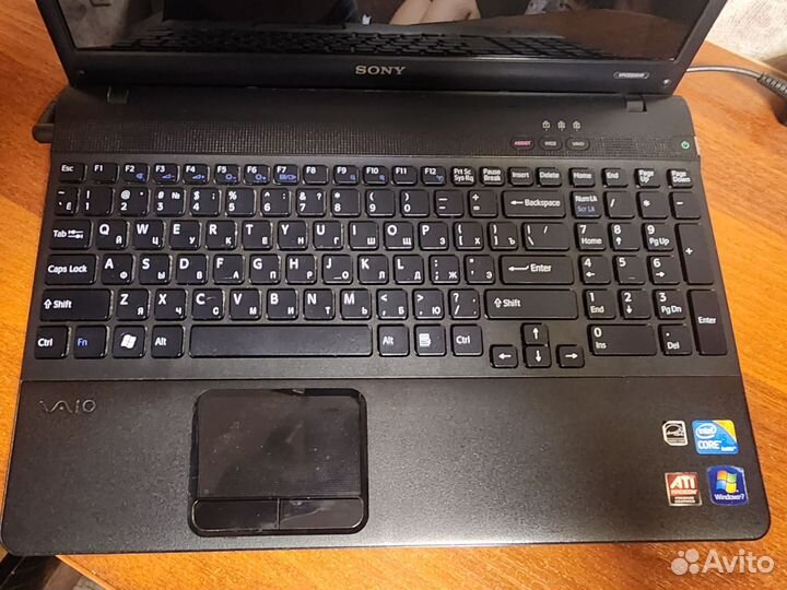 Ноутбук sony vaio i5