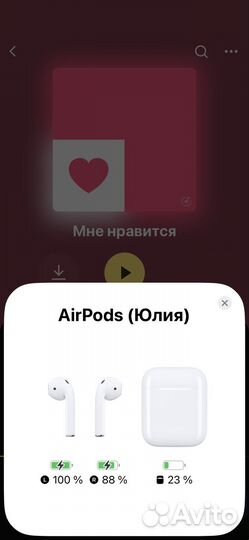 Оригинал apple airpods с зарядным чехлом