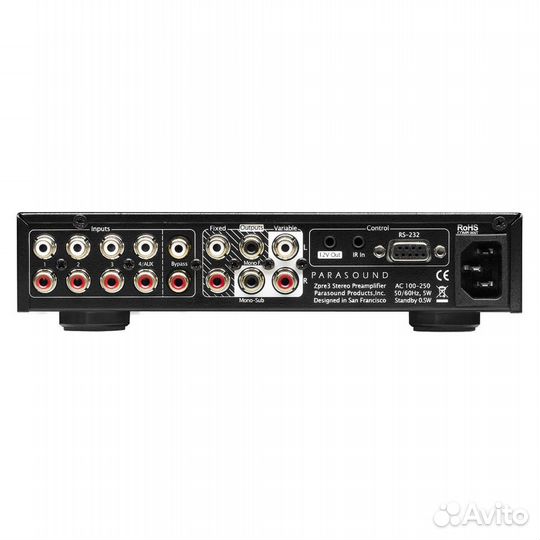 Стерео предусилитель Parasound Zpre3 black