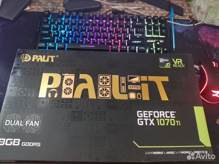 Palit GeForce GTX 1070 Ti dual(обмен)