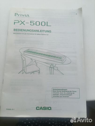 Электронное пианино casio Privia px500l