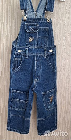 Комбинезон джинсовый 86-92
