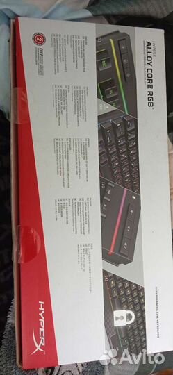 Клавиатура игровая HyperX Alloy Core RGB