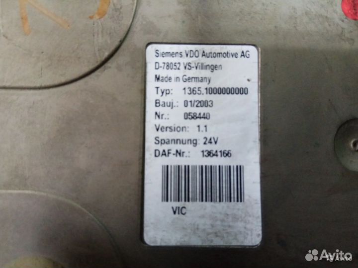1907429 Блок электронный управления VIC3 DAF