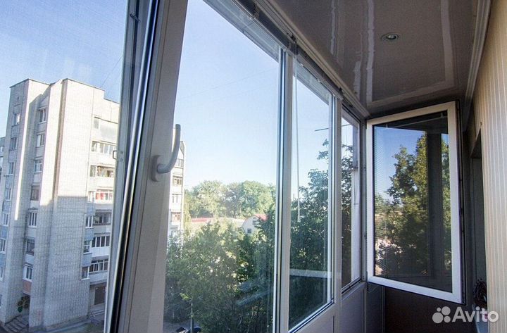 Остекление балконов и лоджий под ключ K1088