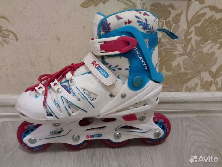Роликовые коньки детские раздвижные