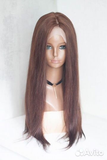 Натуральный парик на шелковом топе