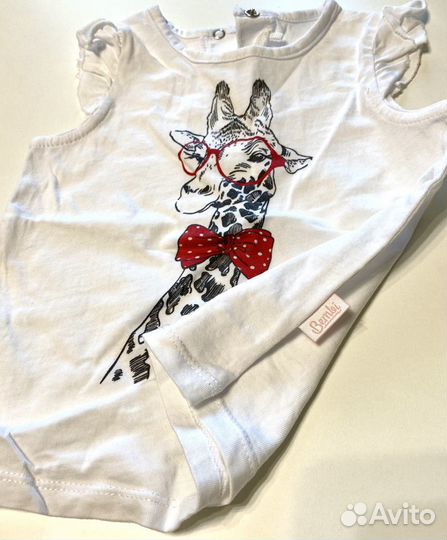 Майки детские Crockid- 2 шт (74-80р/9-12 месяцев)