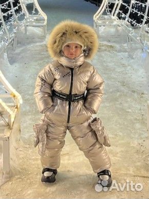 Зимний комбинезон для девочки GNK 98-104