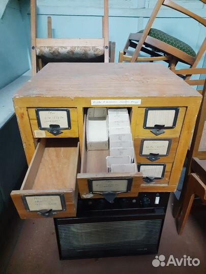 Картотечный (каталожный) шкаф СССР