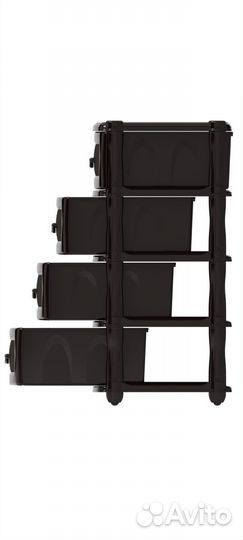 Комод пластиковый новый 4- х секционный