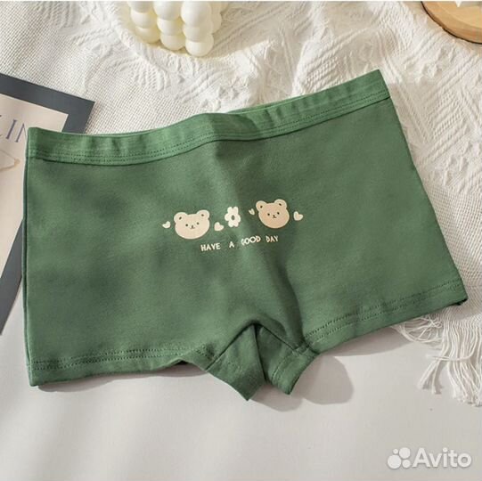 Детские трусы шортики набор для девочек хлопок