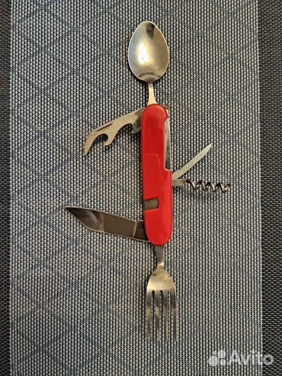 Набор походный ложка вилка нож