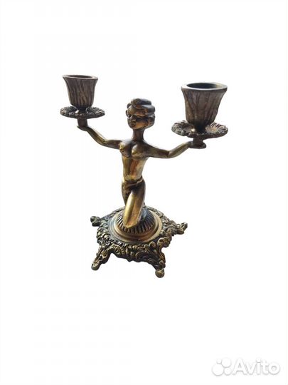 Подсвечник на две свечи. Индия